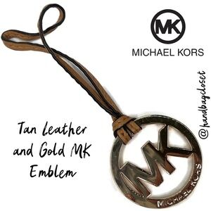 Michael Kors MK Bag Keychain Hangtag Decoration Emblem